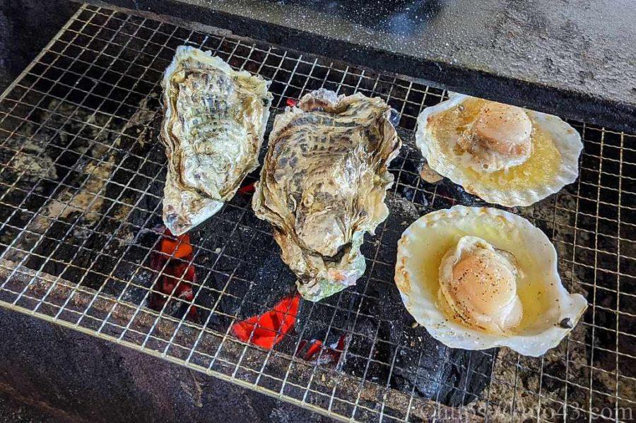 塩見園の焼き牡蠣